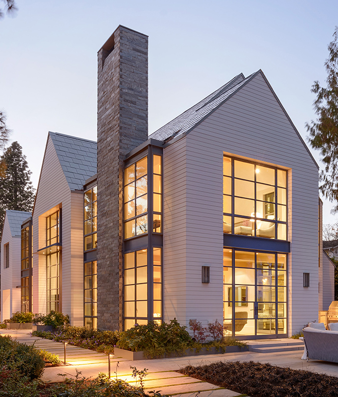 Schafer home outside granite tile installation Seattle